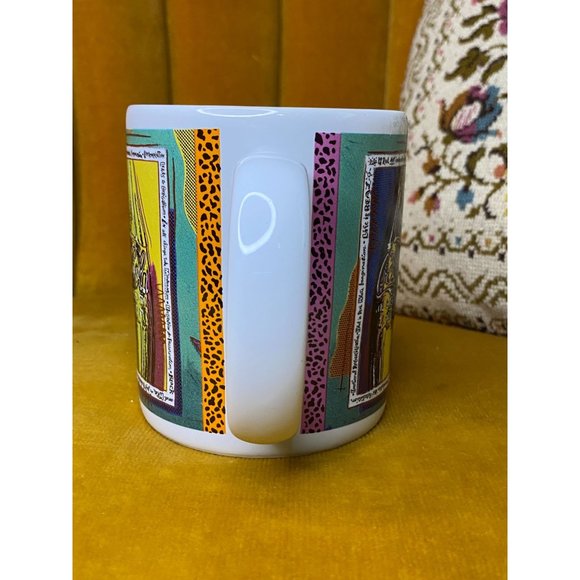 COCA COLA MUG - 1993 - Dakin - Life is Real - Ceramic Coffee Mug - Thailand - Picture 4 of 6